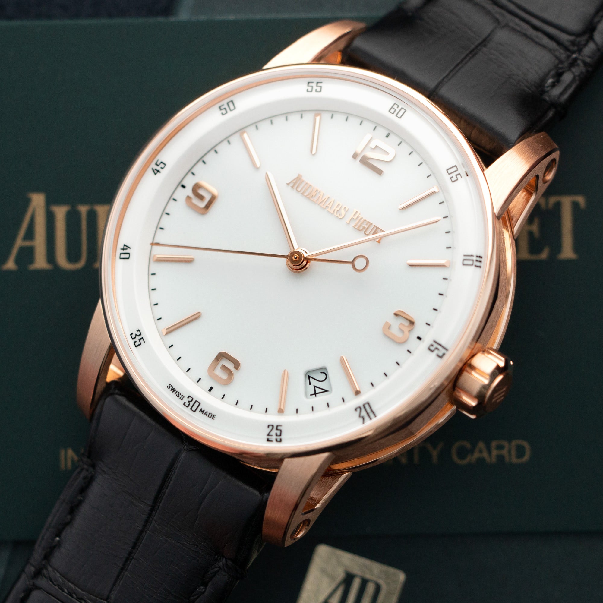 Audemars Piguet - Audemars Piguet Rose Gold Code 11.59 Auto Watch - The Keystone Watches