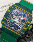 Richard Mille - Richard Mille Extra Flat Automatic Skeleton Green Van Niekerk Watch Ref. RM67-02 - The Keystone Watches