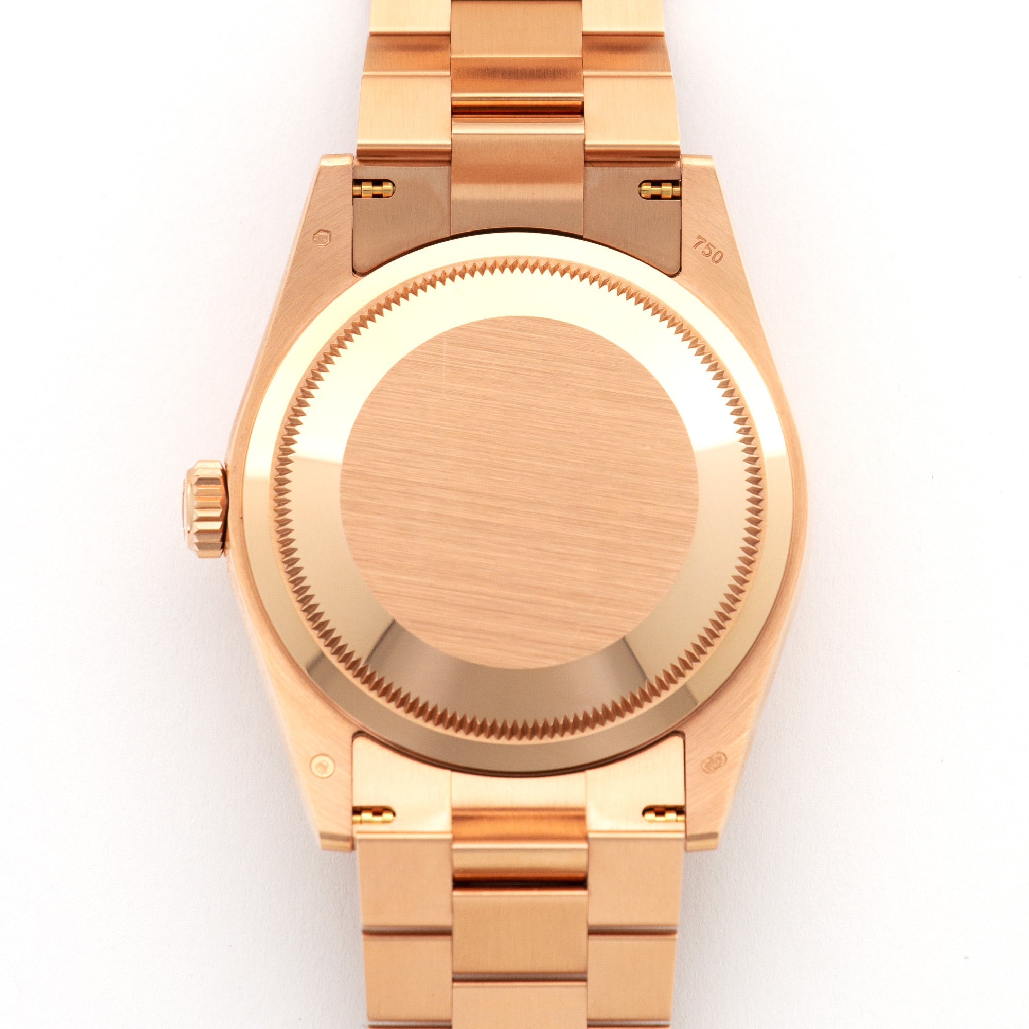 Rolex - Rolex Rose Gold Day-Date Everose Ferrite Diamond Watch Ref. 118235 - The Keystone Watches