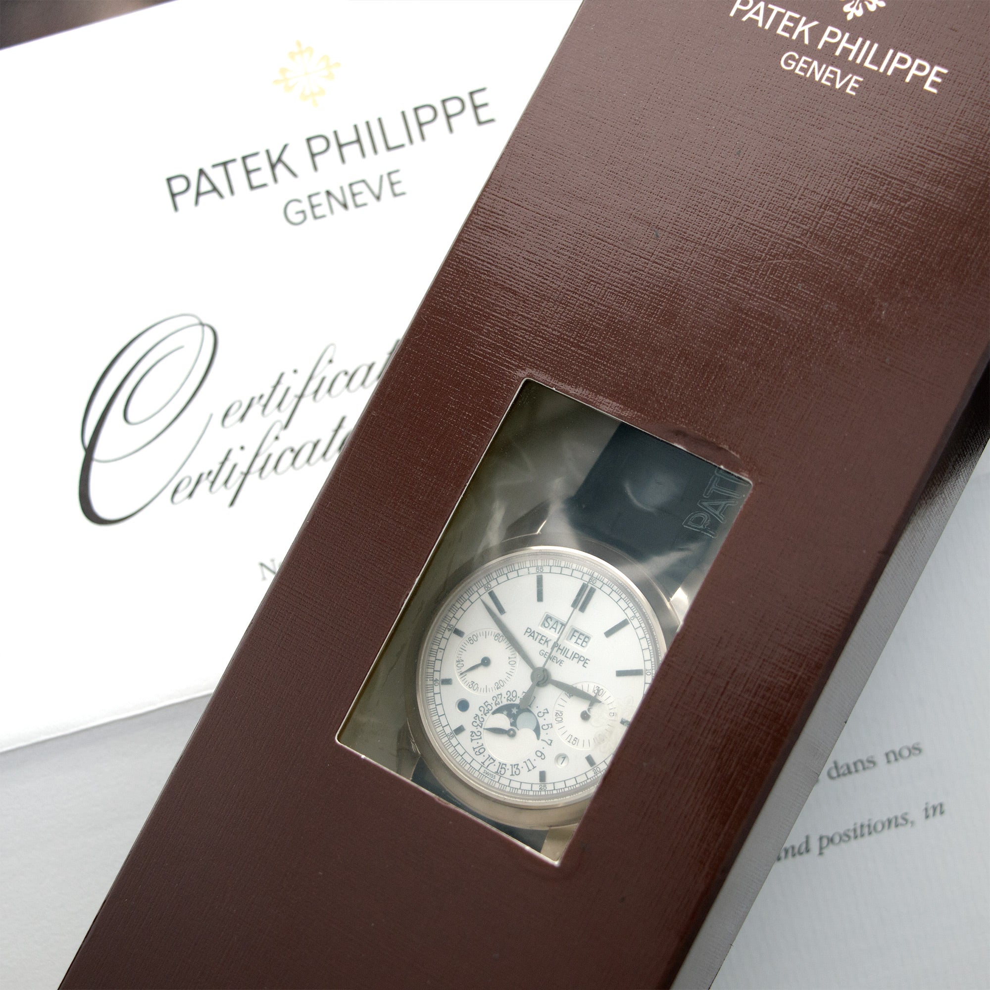 Patek Philippe - Patek Philippe White Gold Perpetual Calendar Chronograph Watch Ref. 5270, in Unworn Condition - The Keystone Watches