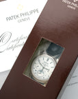Patek Philippe - Patek Philippe White Gold Perpetual Calendar Chronograph Watch Ref. 5270, in Unworn Condition - The Keystone Watches
