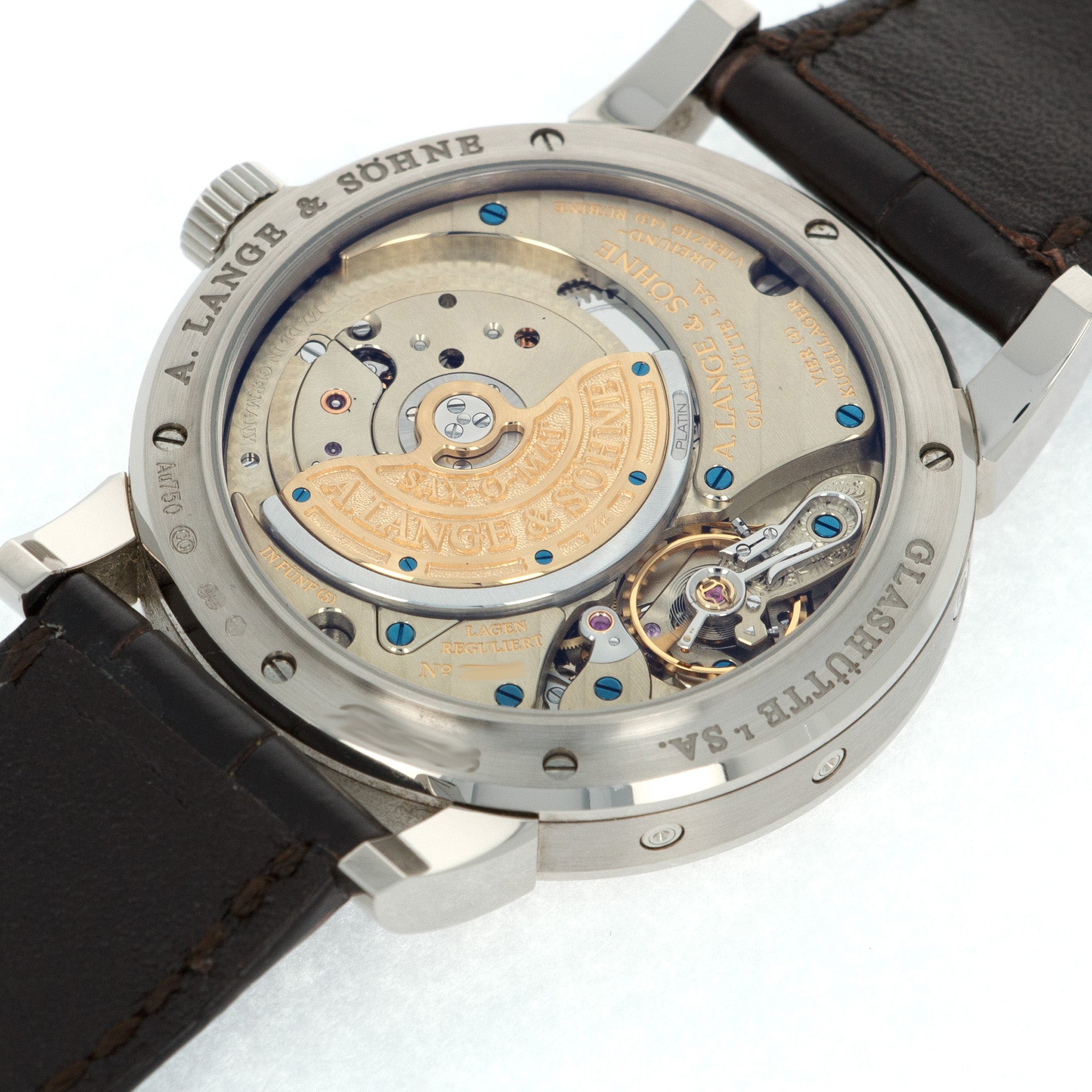 A. Lange & Sohne - A. Lange & Sohne White Gold Saxonia Annual Calendar Ref. 330.026 - The Keystone Watches