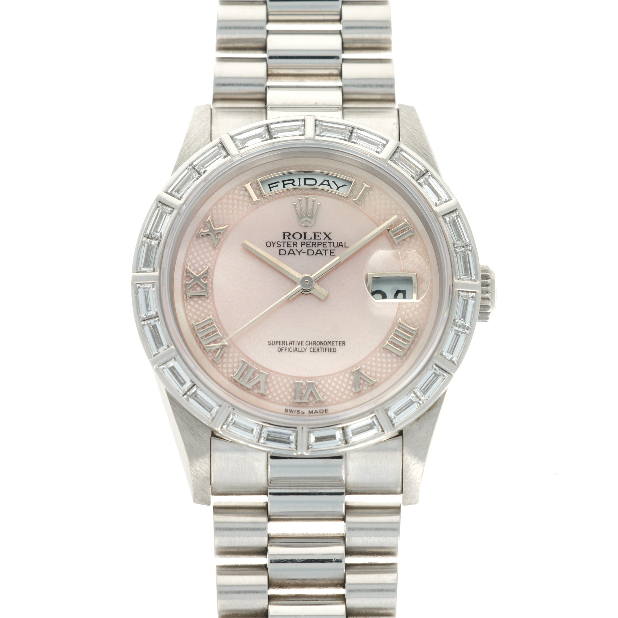 Rolex - Rolex Platinum Day-Date Mother of Pearl Watch Ref. 18366 - The Keystone Watches