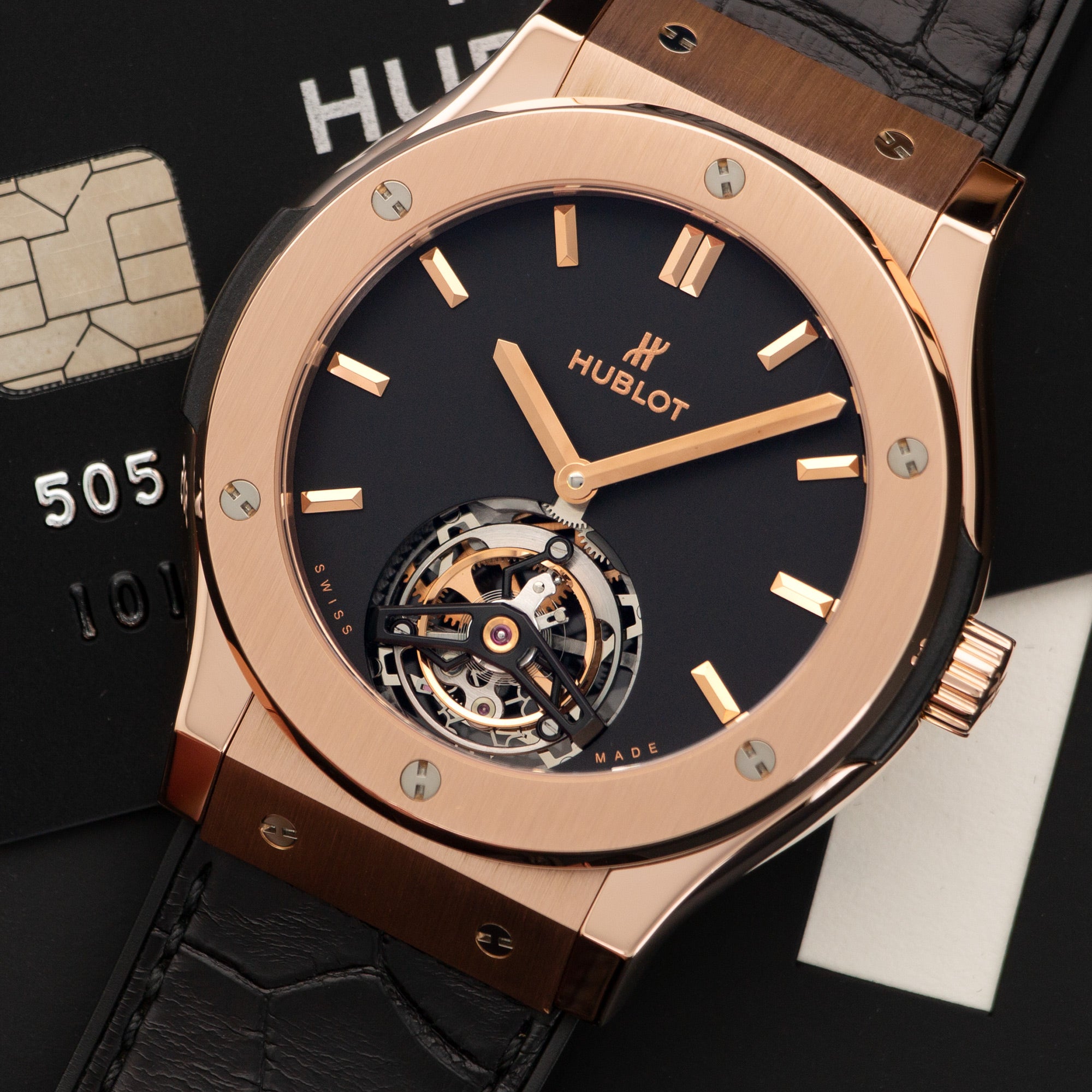 Hublot - Hublot Classic Fusion Tourbillon Rose Gold - The Keystone Watches