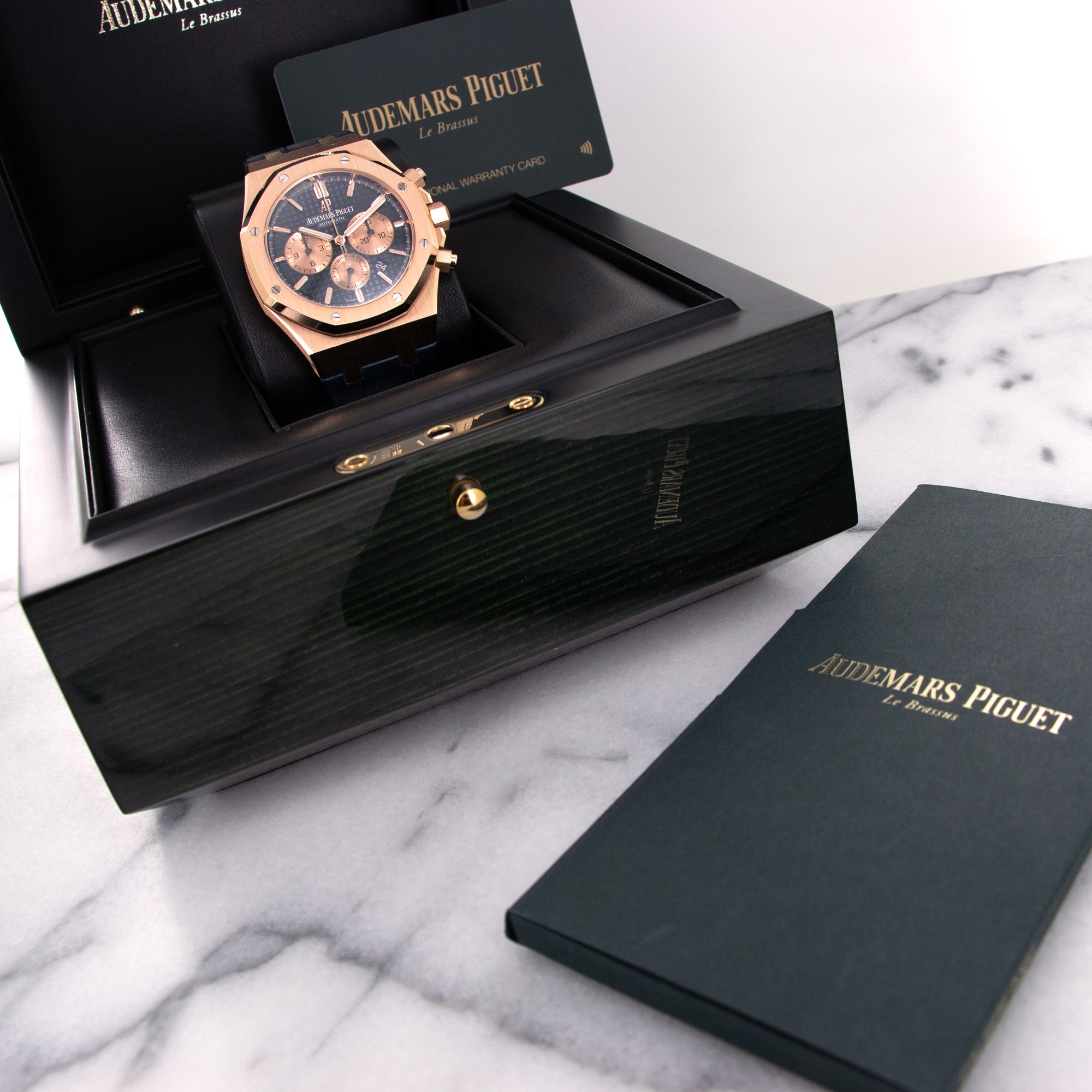 Audemars Piguet - Audemars Piguet Rose Gold Royal Oak Chronograph Watch - The Keystone Watches