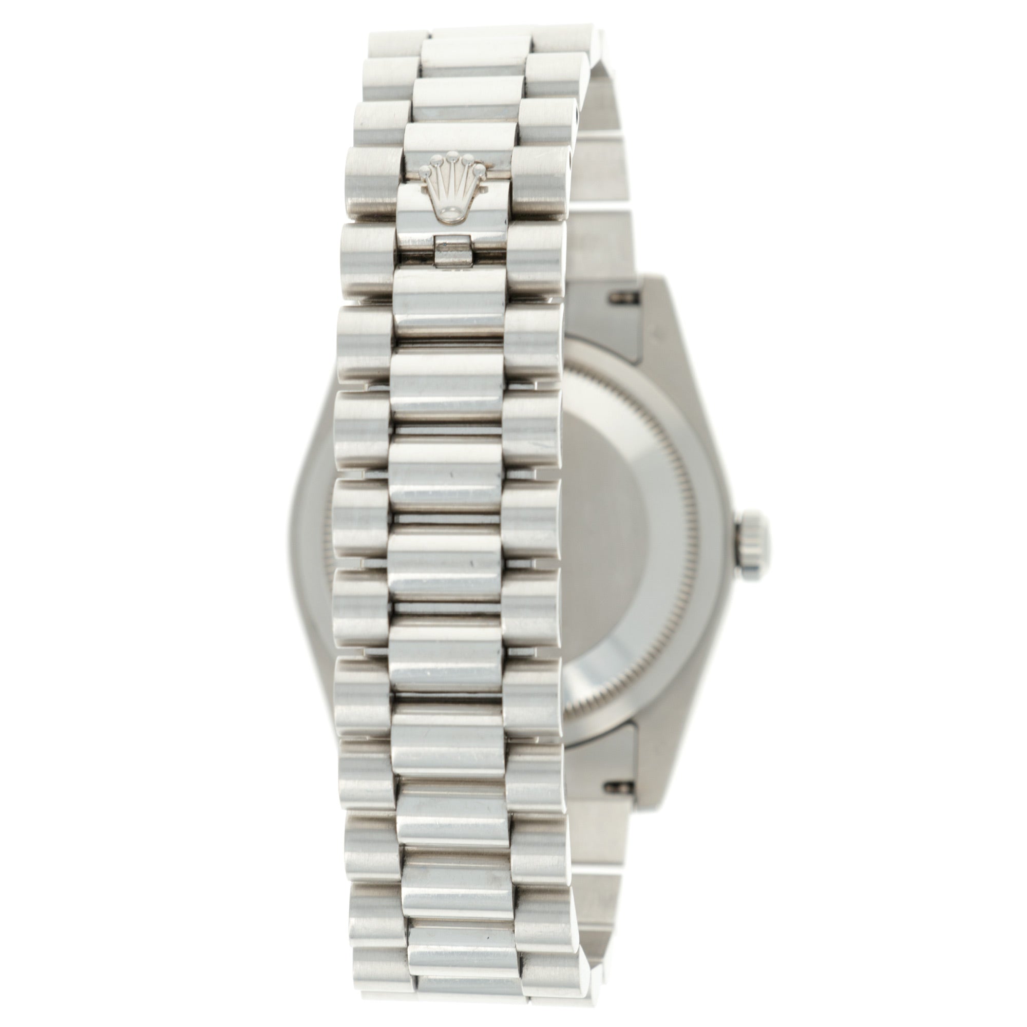 Rolex - Rolex Platinum Day-Date Pave Diamond Watch Ref. 118206 - The Keystone Watches
