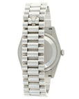 Rolex - Rolex Platinum Day-Date Pave Diamond Watch Ref. 118206 - The Keystone Watches
