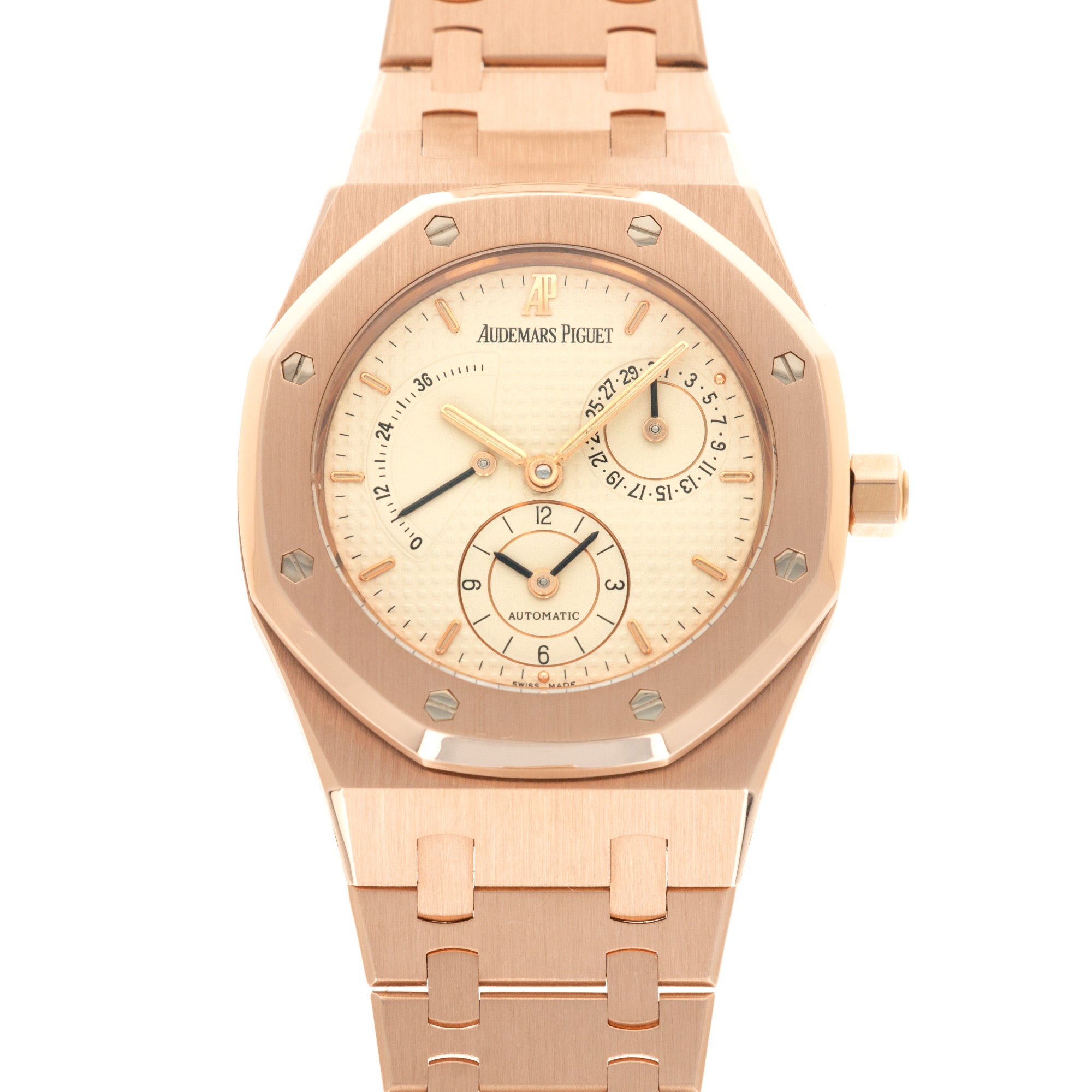 Audemars Piguet - Audemars Piguet Rose Gold Royal Oak Dual Time Ref. 25730 - The Keystone Watches