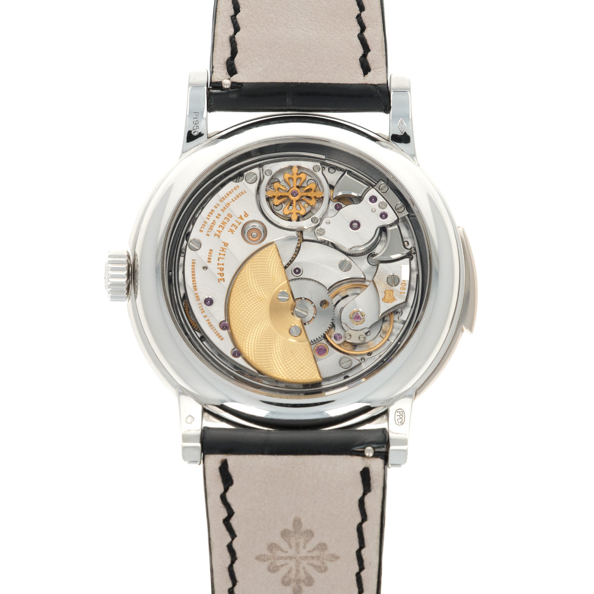 Patek Philippe - Patek Philippe Platinum Minute Repeater Black Dial Watch Ref. 5078 - The Keystone Watches