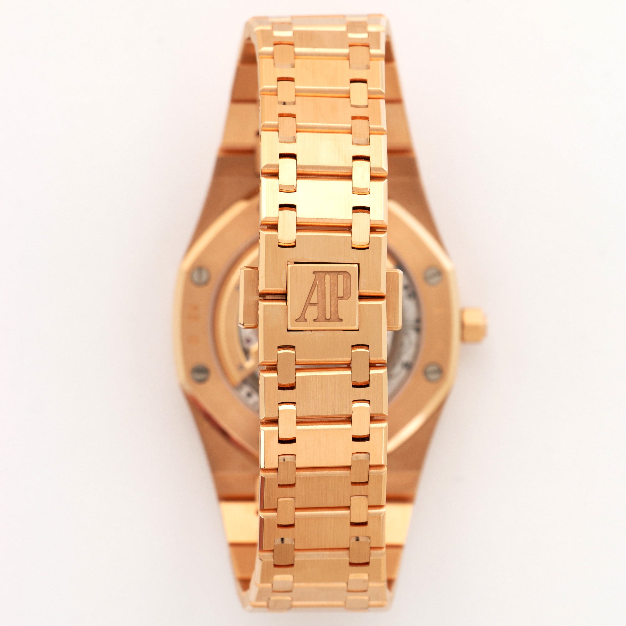 Audemars Piguet - Audemars Piguet Rose Gold Royal Oak Automatic Extra-Thin Watch - The Keystone Watches