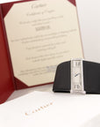Cartier - Cartier White Gold Asymmetrical Diamond Watch with Original Box and Paper - The Keystone Watches