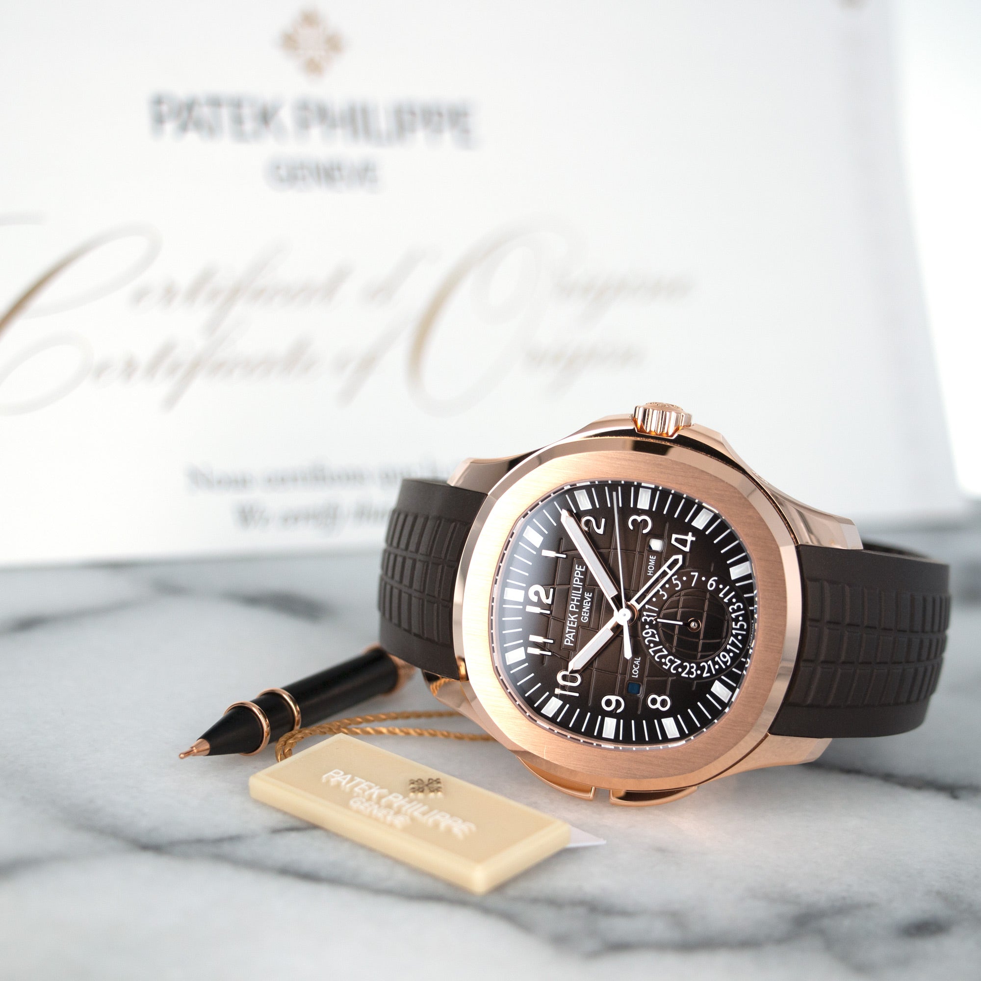 Patek Philippe - Patek Philippe Rose Gold Aquanaut Watch Ref. 5164 - The Keystone Watches