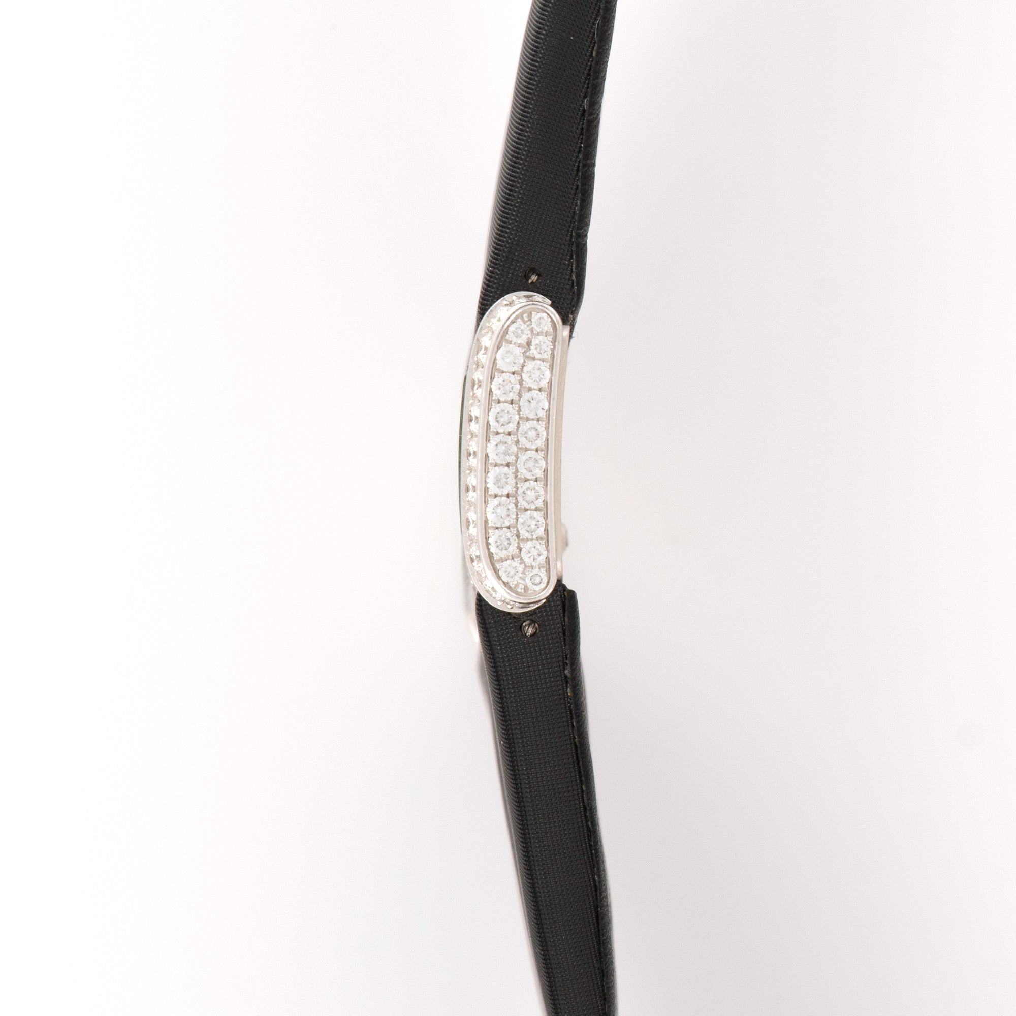 Cartier - Cartier White Gold Asymmetrical Diamond Watch with Original Box and Paper - The Keystone Watches