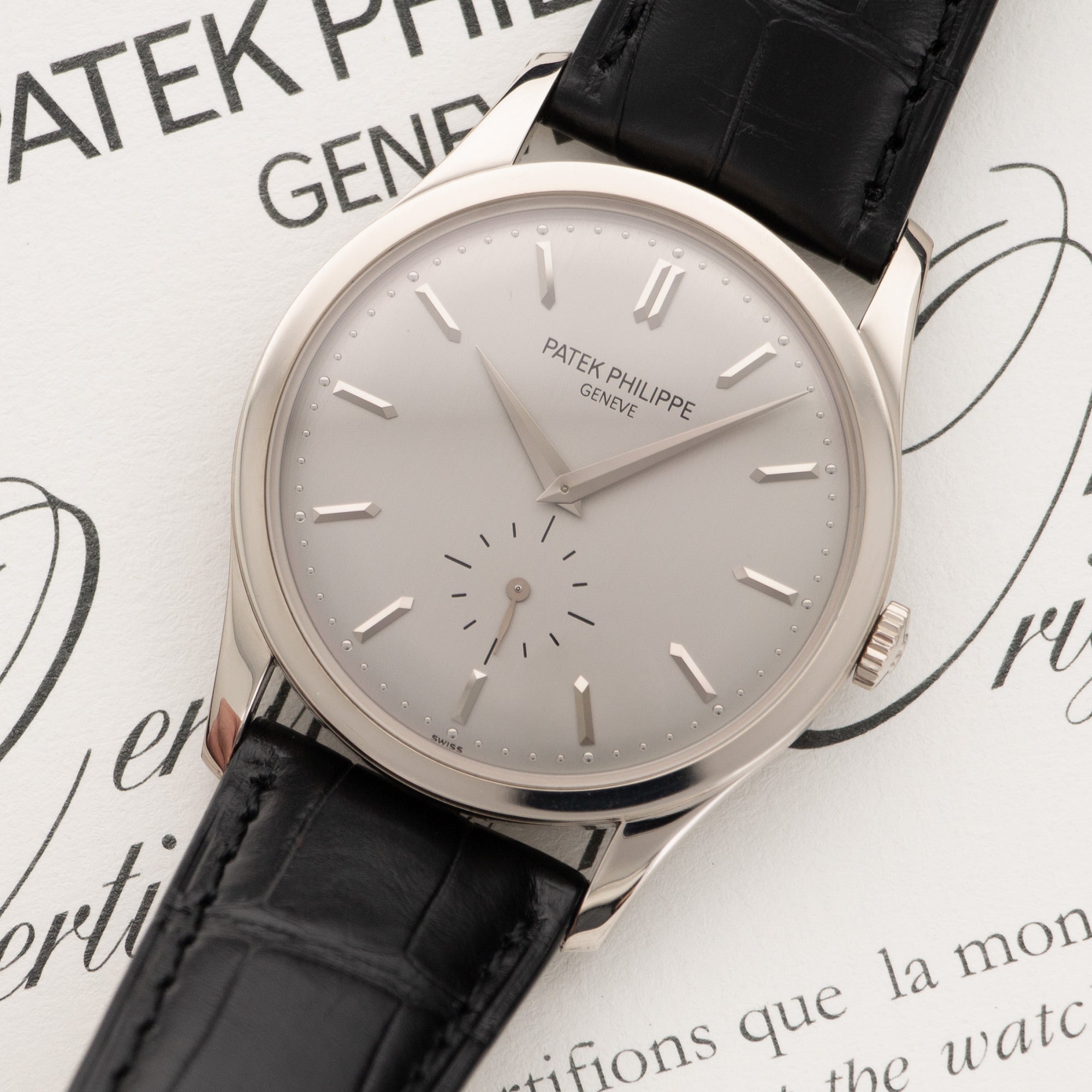 Patek Philippe - Patek Philippe White Gold Calatrava Watch Ref. 5196 - The Keystone Watches