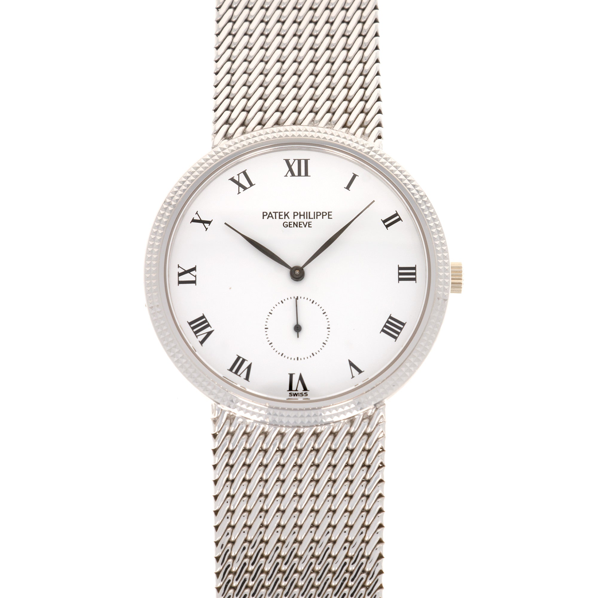 Patek Philippe - Patek Philippe White Gold Calatrava Watch Ref. 3919 - The Keystone Watches
