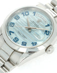Rolex - Rolex Day-Date Platinum Ice Blue Dial Ref. 118206 - The Keystone Watches