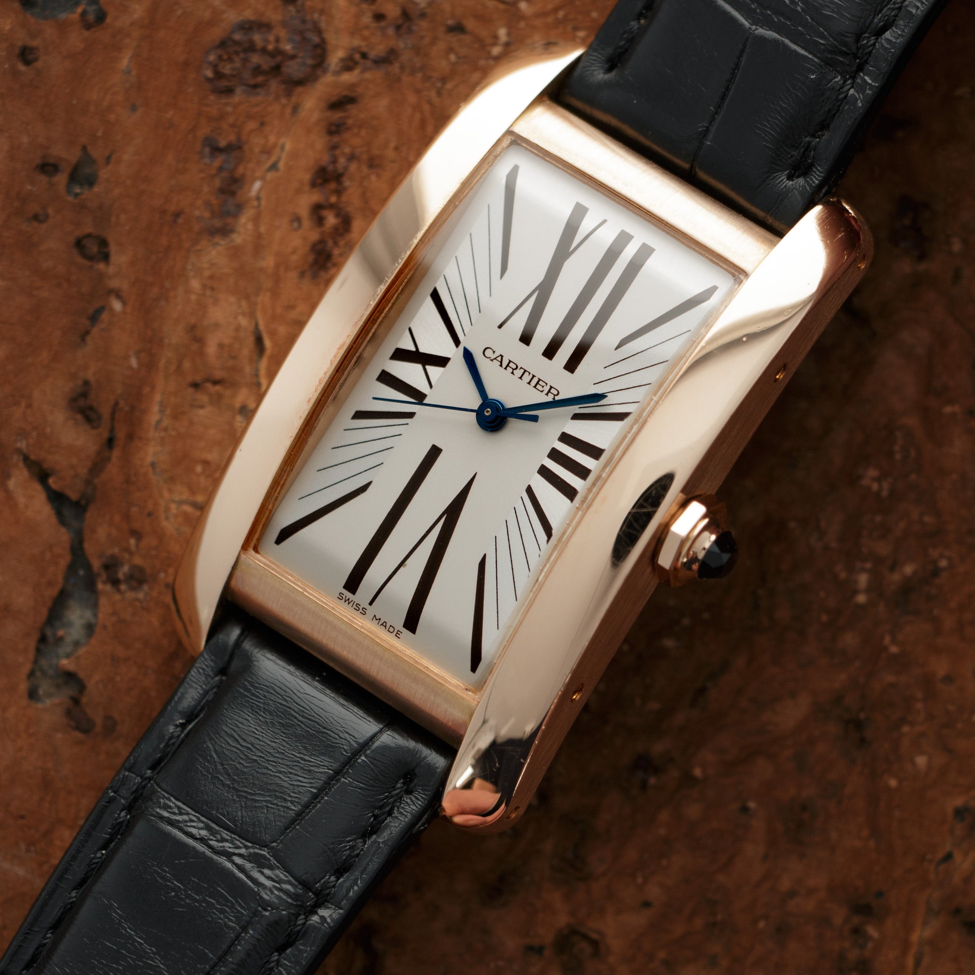 Cartier - Cartier Tank Americaine Large Rose Gold Ref. 2505 - The Keystone Watches