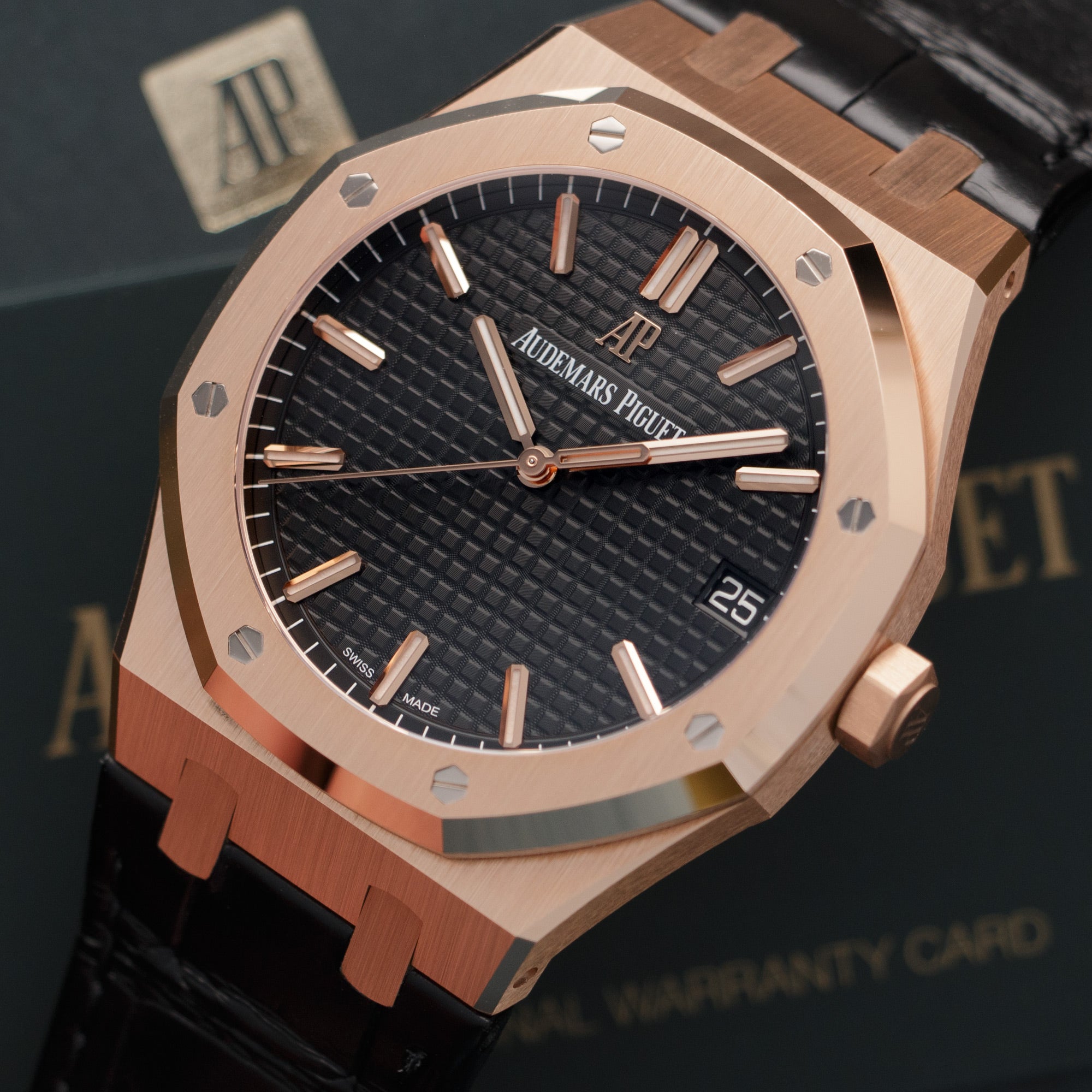 Audemars Piguet - Audemars Piguet Rose Gold Royal Oak Watch Ref. 15500 - The Keystone Watches