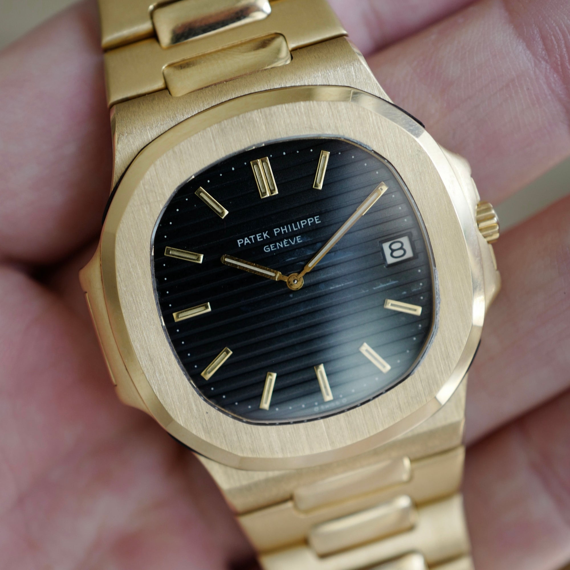 Patek Philippe - Patek Philippe Yellow Gold Nautilus Jumbo Watch Ref. 3700 - The Keystone Watches