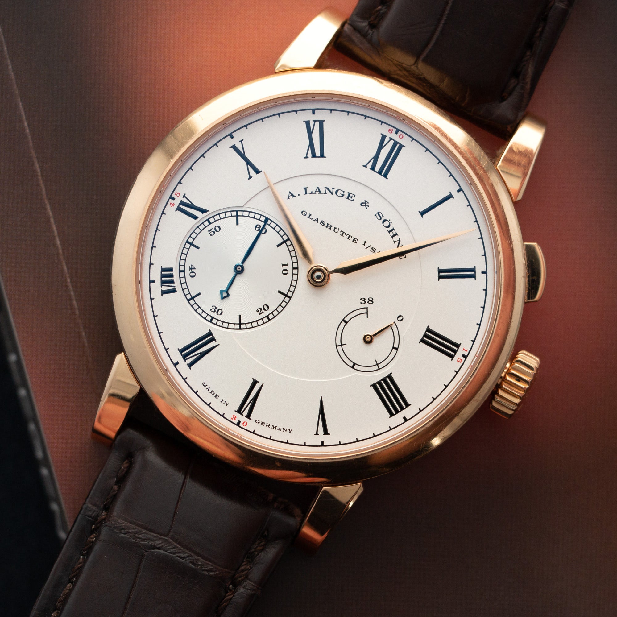 A. Lange &amp; Sohne - A Lange &amp; Sohne Rose Gold Richard Lange Referenzuhr Ref. 250.032 - The Keystone Watches