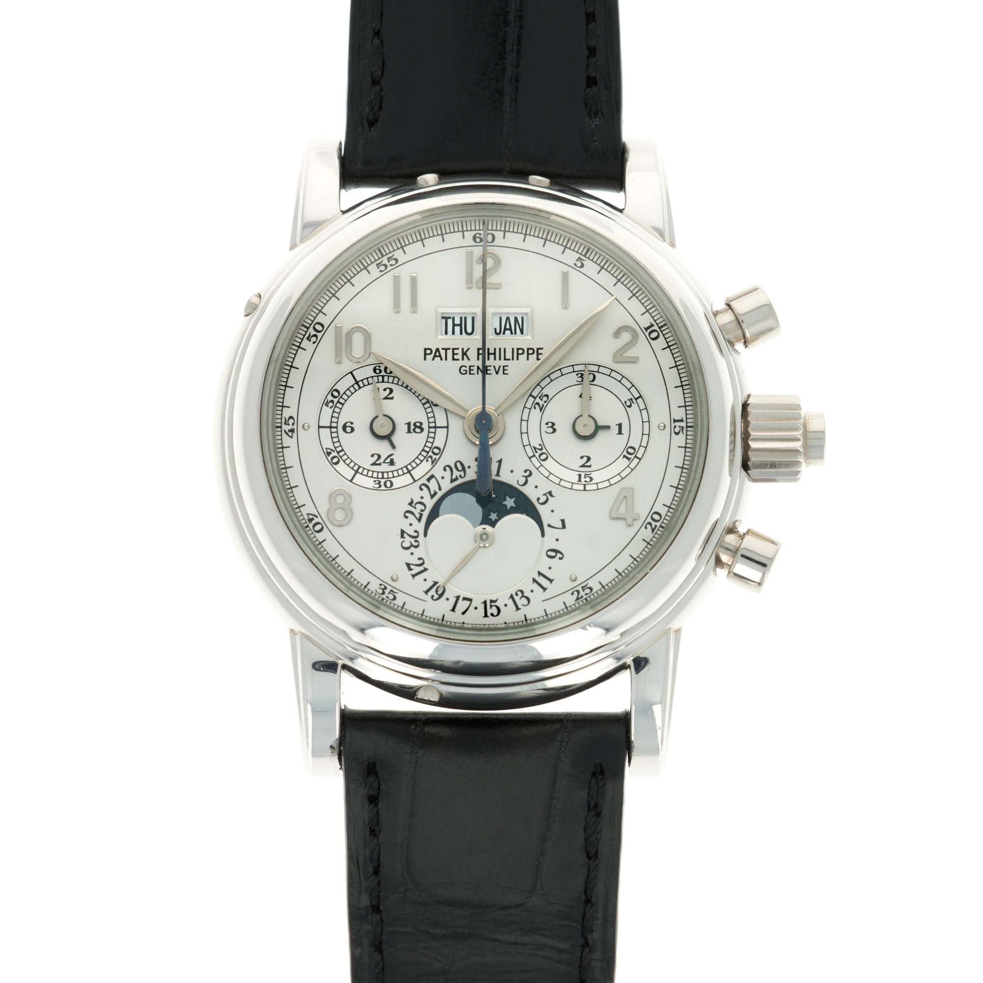 Patek Philippe - Patek Philippe Platinum Perpetual Calendar Split Seconds Chrono Ref. 5004 - The Keystone Watches