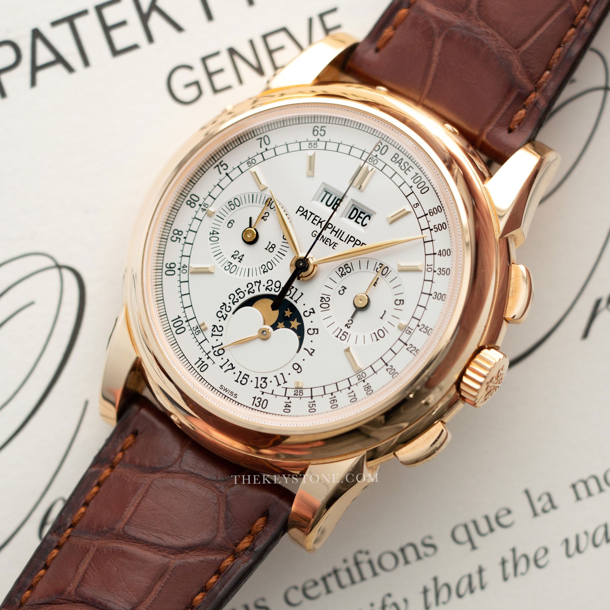 Patek Philippe - Patek Philippe Yellow Gold Perpetual Calendar Chronograph Watch Ref. 5970 - The Keystone Watches