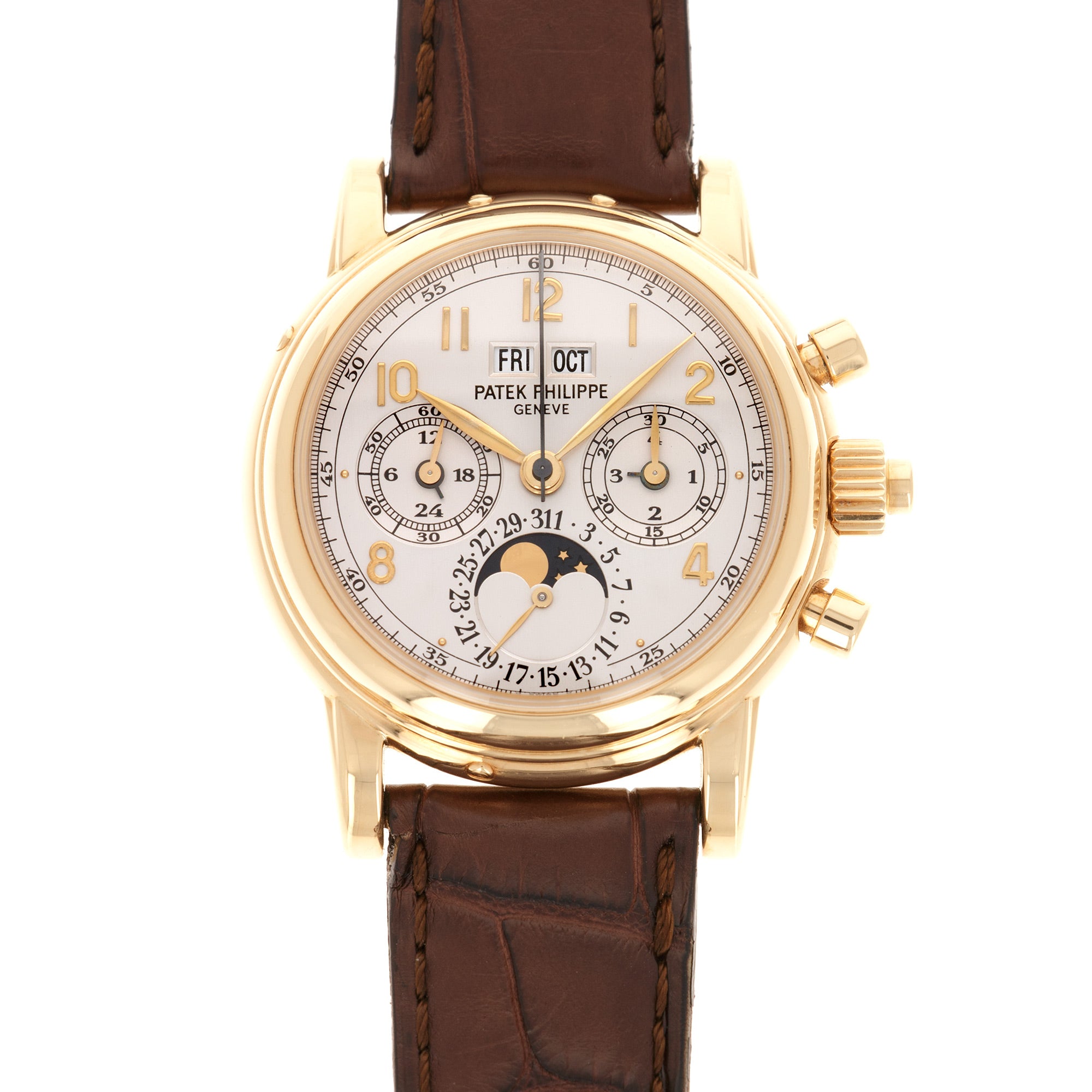 Patek Philippe - Patek Philippe Yellow Gold Split Seconds Perpetual Watch Ref. 5004 - The Keystone Watches