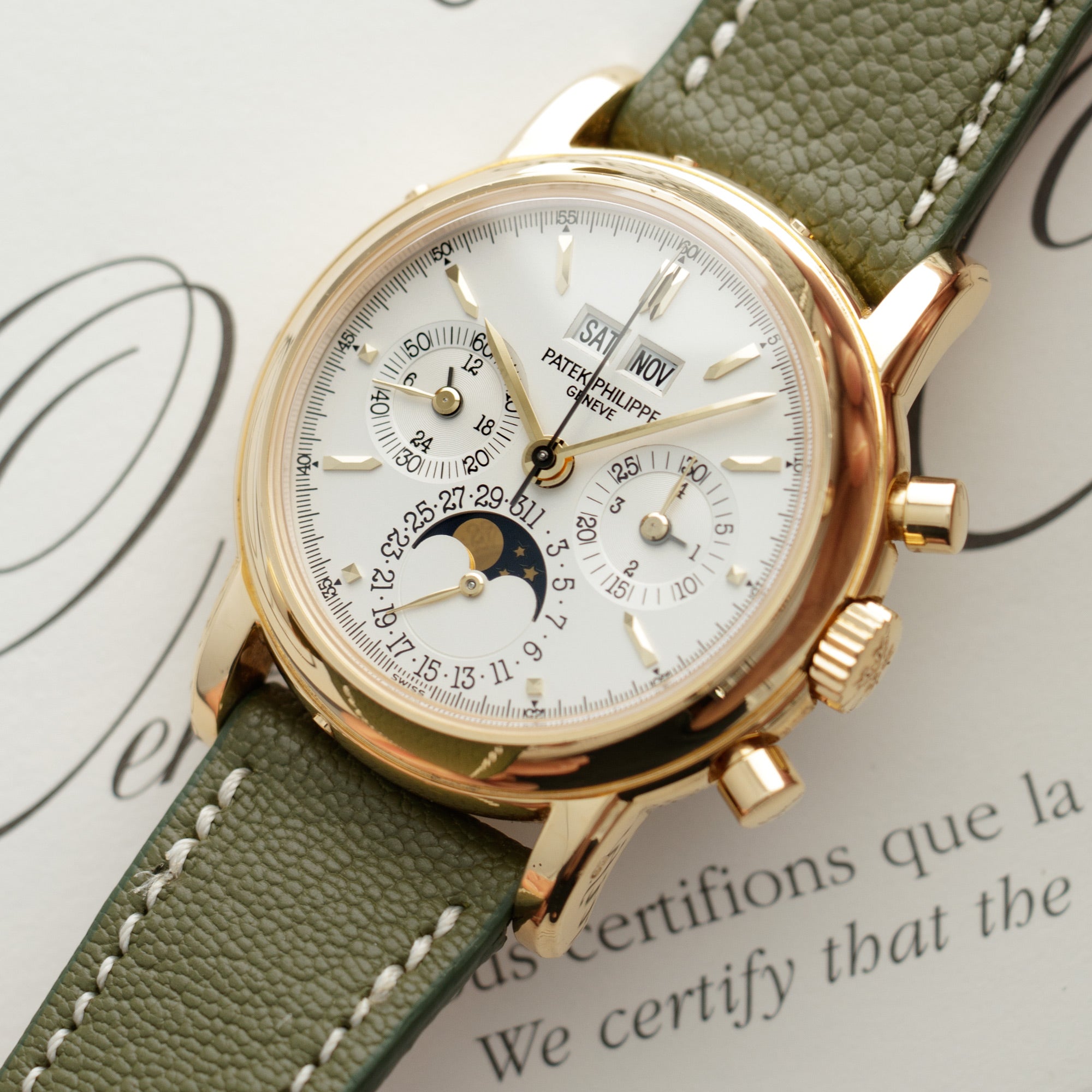 Patek Philippe - Patek Philippe Perpetual Calendar Yellow Gold Ref. 3970 - The Keystone Watches