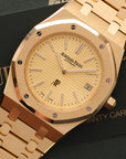 Audemars Piguet - Audemars Piguet Yellow Gold Royal Oak Jumbo Extra-Thin Watch Ref. 15202 - The Keystone Watches