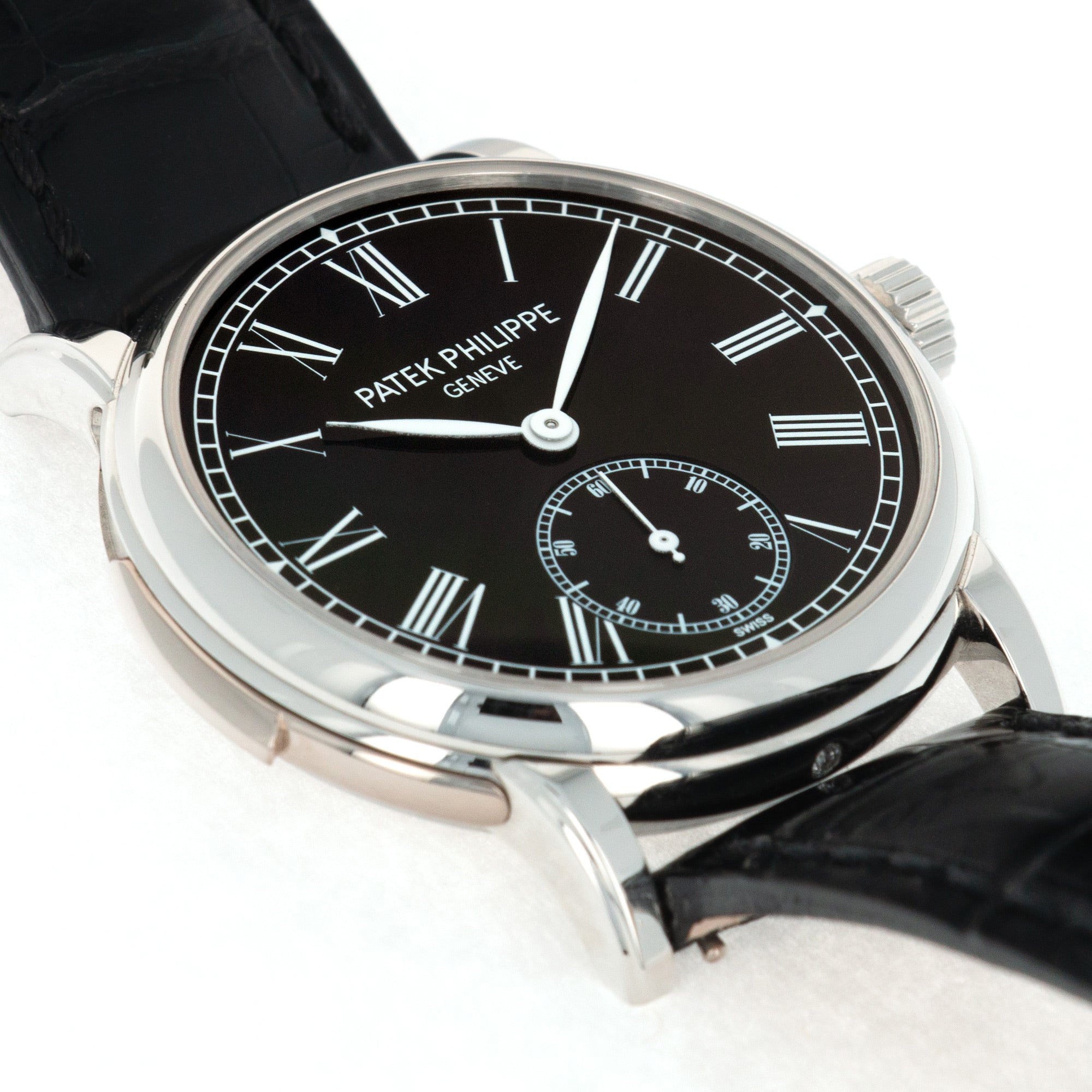 Patek Philippe - Patek Philippe Platinum Minute Repeater Black Dial Watch Ref. 5078 - The Keystone Watches