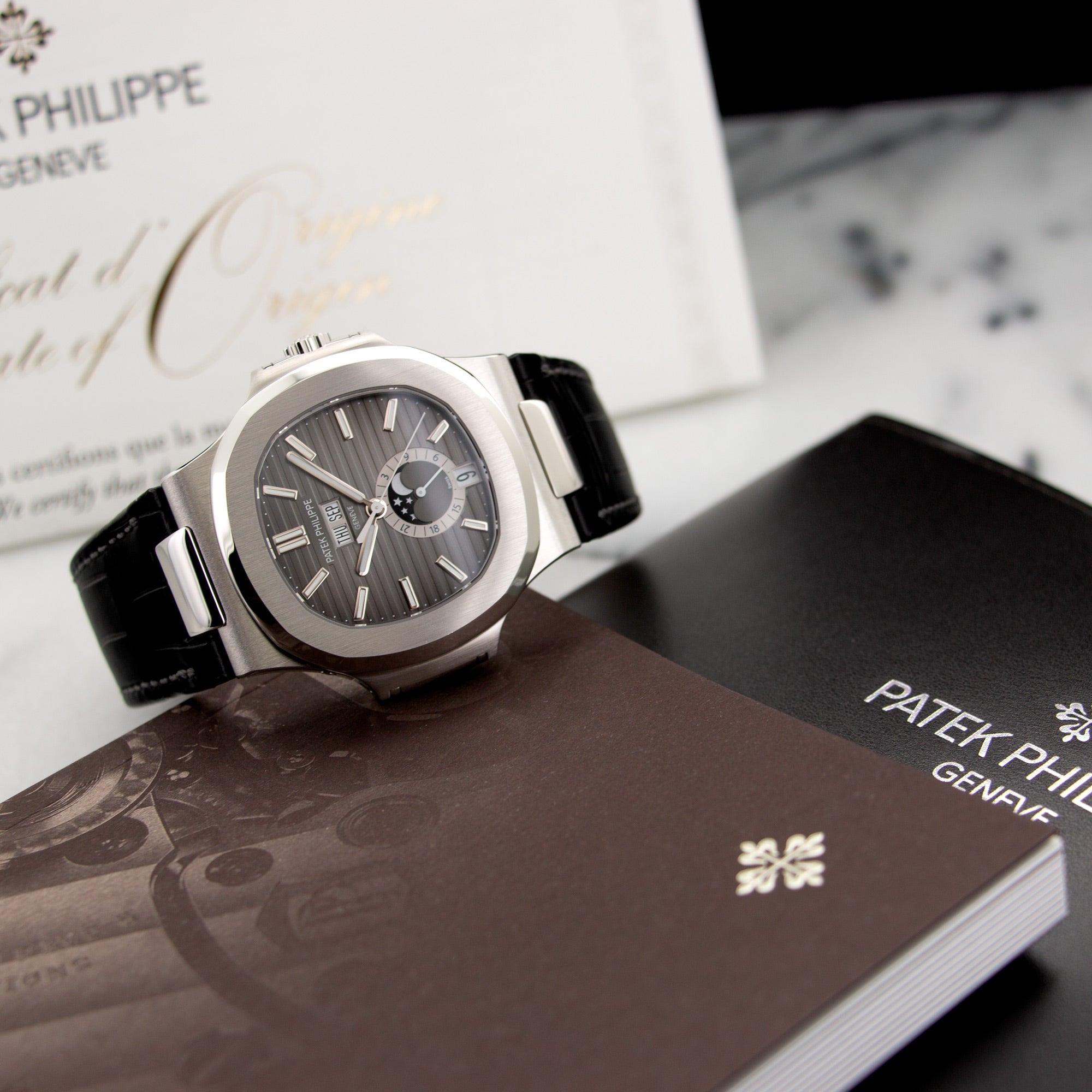 Patek Philippe - Patek Philippe Nautilus Moonphase Calendar Ref. 5726 - The Keystone Watches