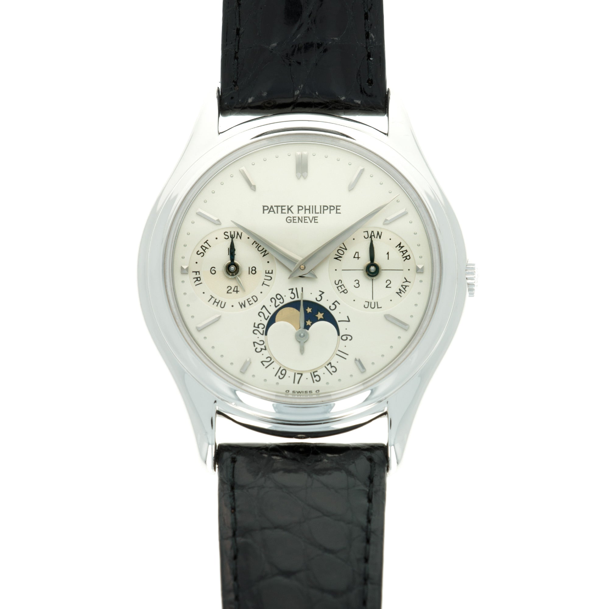 Patek Philippe - Patek Philippe Platinum Perpetual Calendar Ref. 3940P with Original Warranty Paper - The Keystone Watches