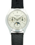 Patek Philippe - Patek Philippe Platinum Perpetual Calendar Ref. 3940P with Original Warranty Paper - The Keystone Watches