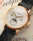 Patek Philippe - Patek Philippe Yellow Gold Minute Repeater Perpetual Calendar Ref. 3974 - The Keystone Watches