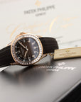 Patek Philippe - Patek Philippe Rose Gold Aquanaut Diamond Watch Ref. 5167/300R - The Keystone Watches