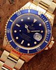 Rolex - Rolex Yellow Gold Submariner Ref. 16618 with Purple Hue Dial - The Keystone Watches