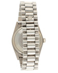 Rolex - Rolex White Gold Day-Date Diamond Watch Ref. 18049 with Original Paper - The Keystone Watches