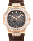 Patek Philippe - Patek Philippe Rose Gold Nautilus Diamond Watch Ref. 5724, Retailed by Tiffany & Co. - The Keystone Watches