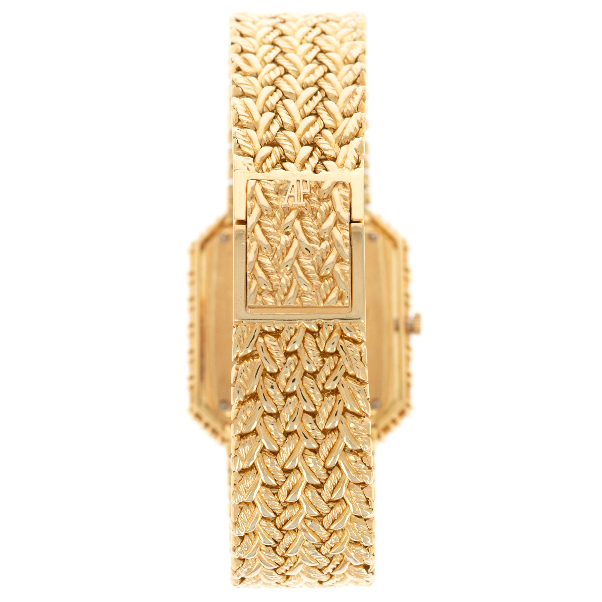 Audemars Piguet - Audemars Piguet Yellow Gold Baguette Diamond Watch - The Keystone Watches