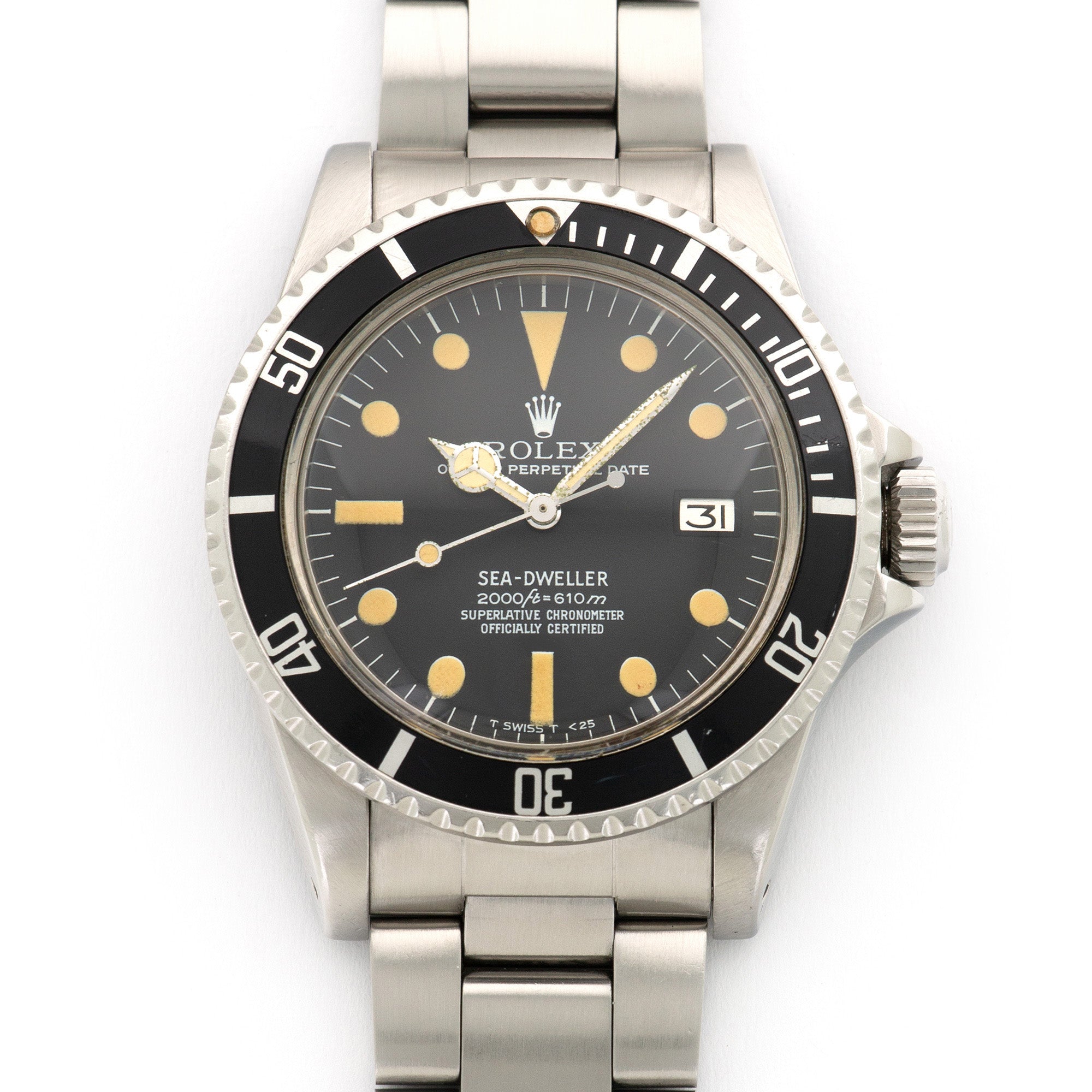 Rolex - Rolex Sea-Dweller Rail Dial Watch Ref. 1665, from 1979 - The Keystone Watches