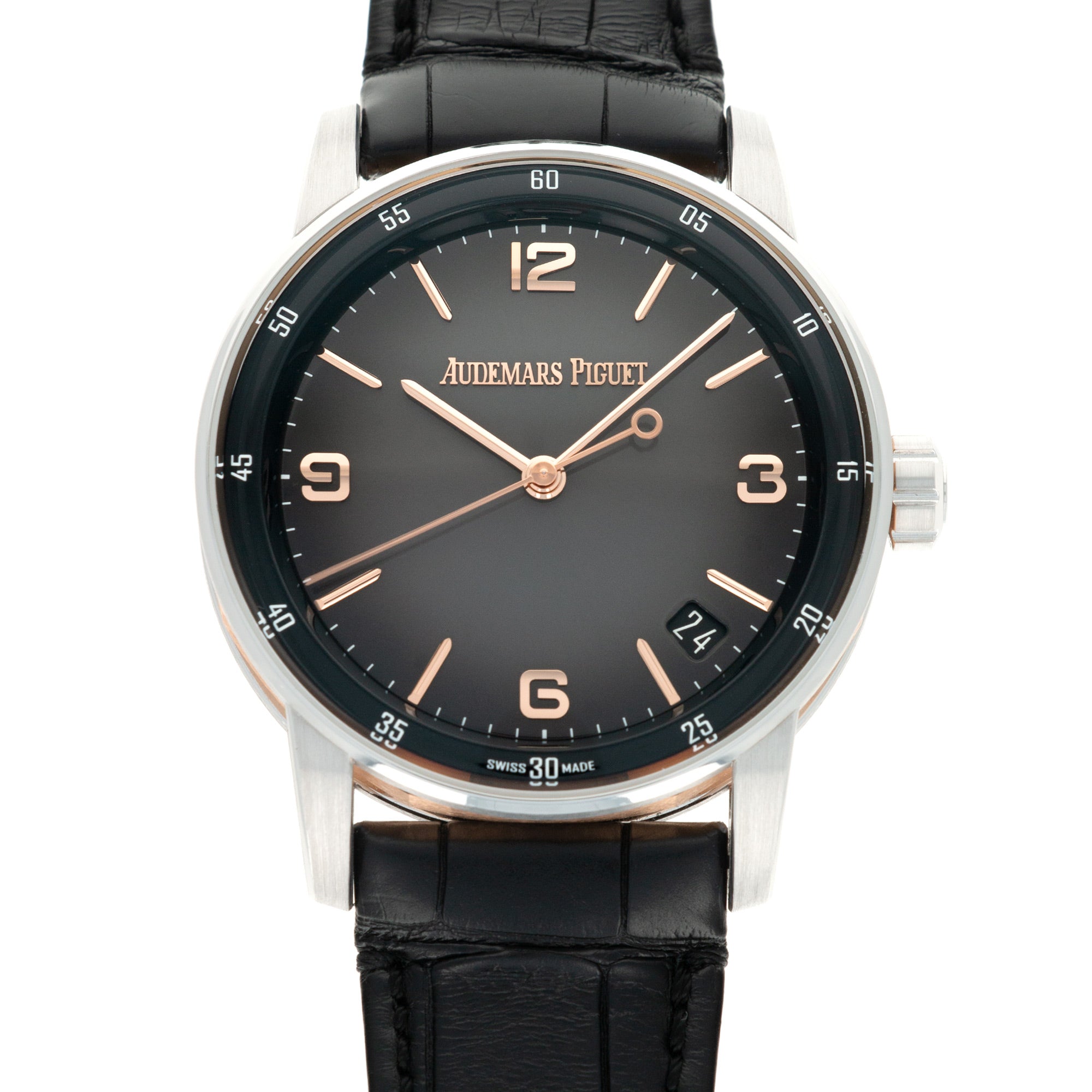 Audemars Piguet - Audemars Piguet Rose Gold & White Gold Code 11.59 Watch - The Keystone Watches