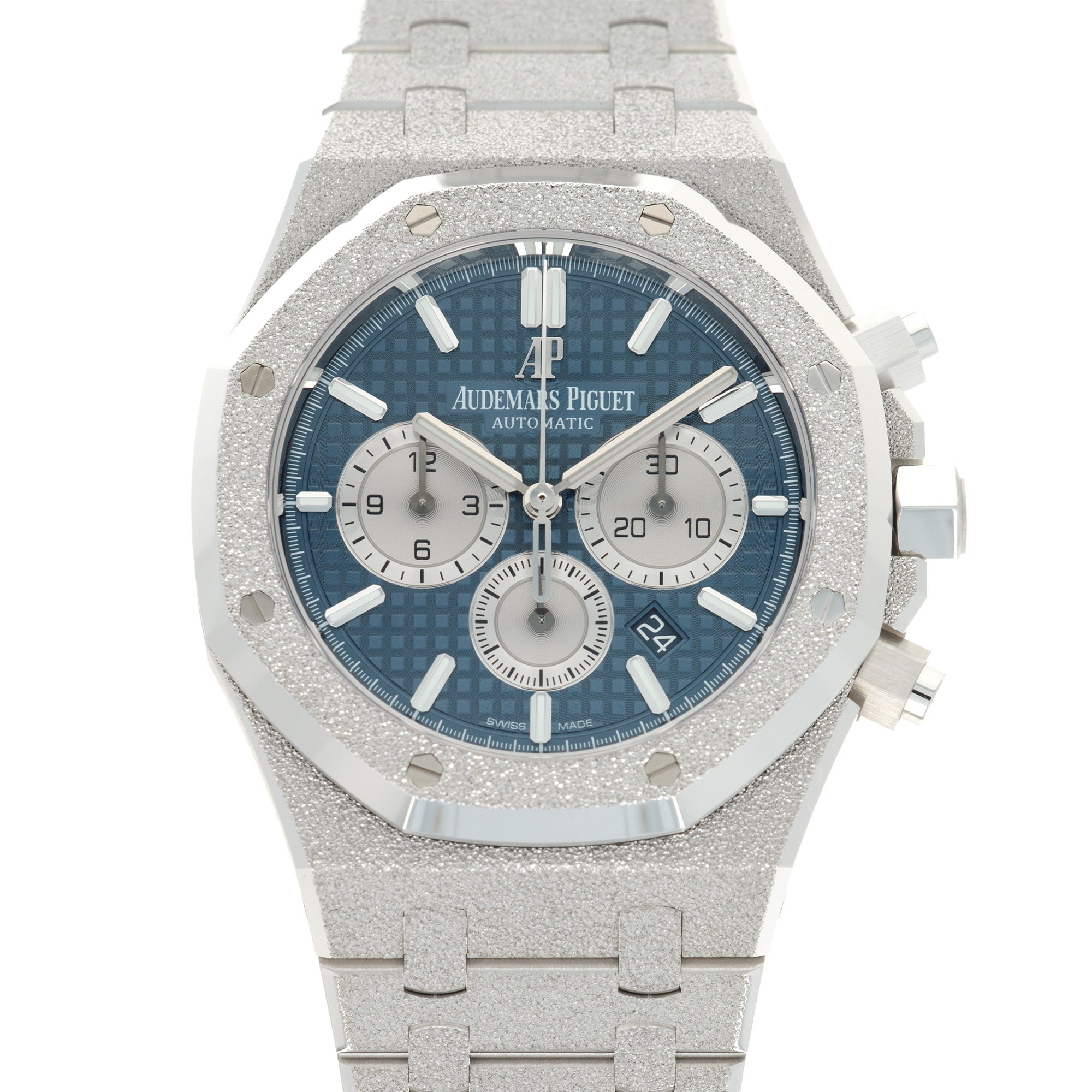 Audemars Piguet Frosted White Gold Royal Oak Watch Ref. 26331