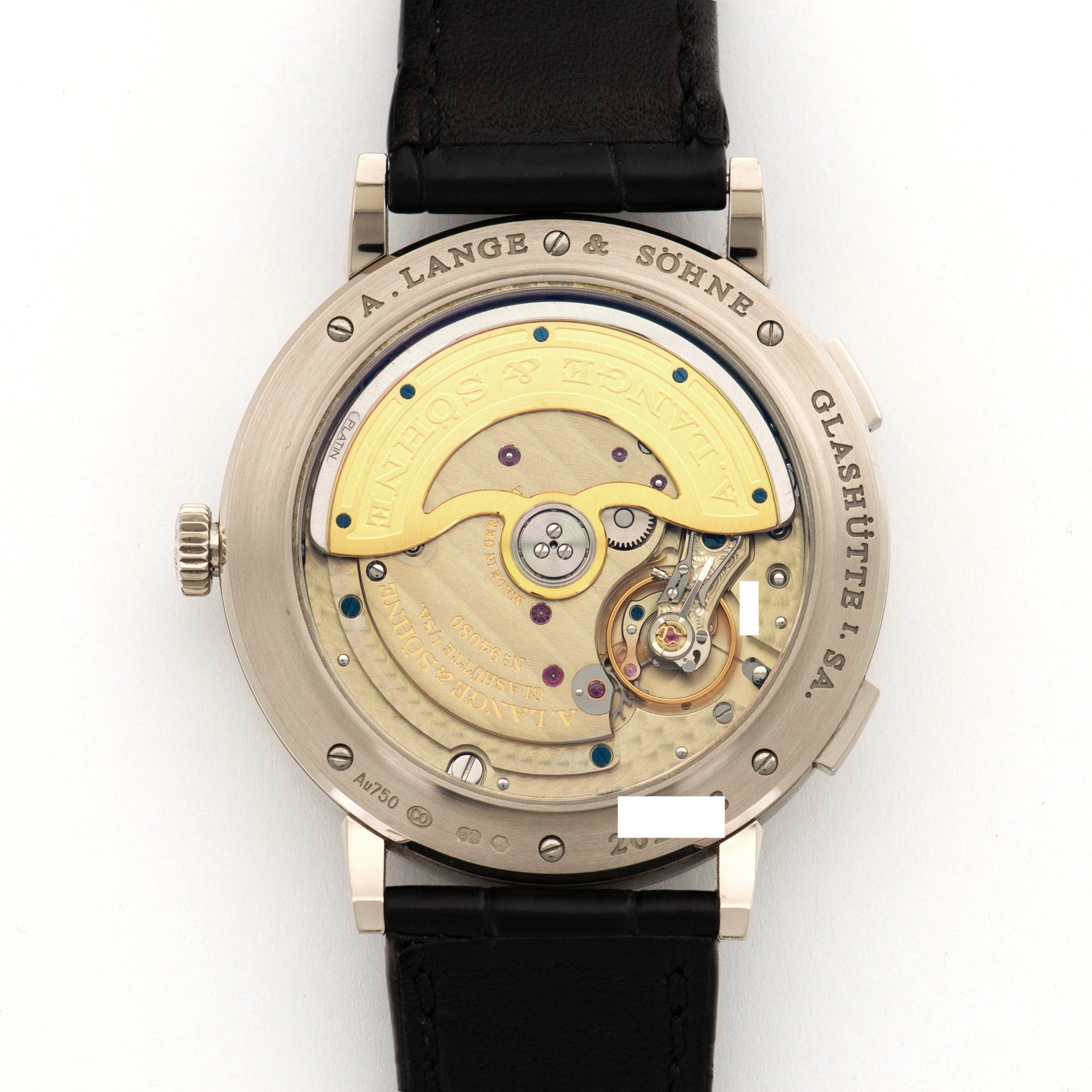 A. Lange & Sohne - A. Lange & Sohne White Gold Saxonia Dual Time Watch Ref. 385.026 - The Keystone Watches