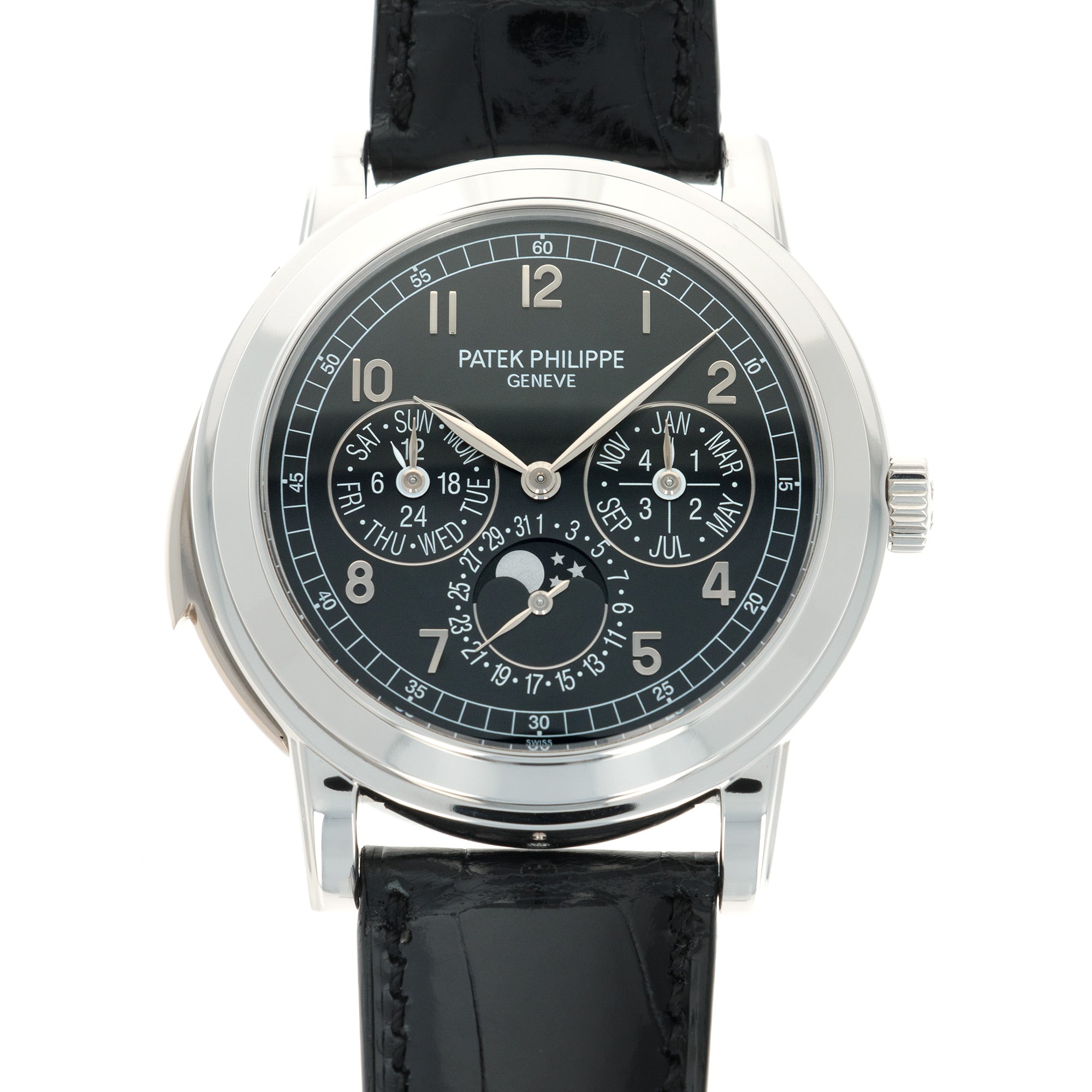 Patek Philippe - Patek Philippe Platinum Perpetual Calendar Minute Repeater Ref. 5074, Unworn Condition - The Keystone Watches
