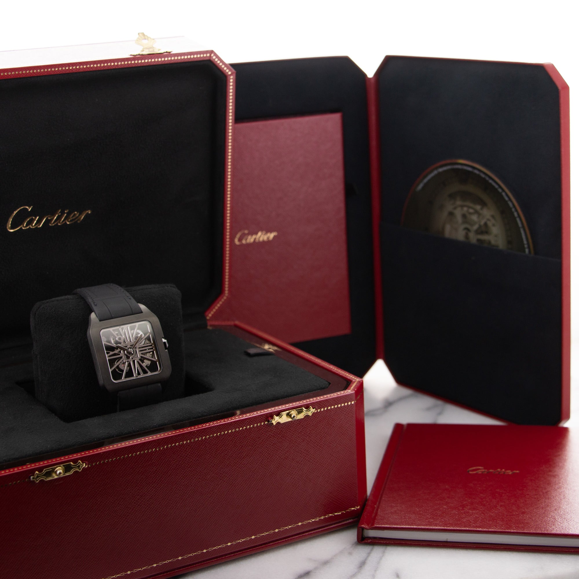 Cartier - Cartier Santos Dumont Skeletonized Watch Ref. W2020052 - The Keystone Watches