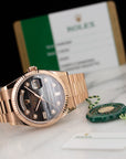 Rolex - Rolex Rose Gold Day-Date Everose Ferrite Diamond Watch Ref. 118235 - The Keystone Watches