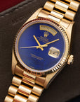 Rolex - Rolex Yellow Gold Day-Date Lapis Lazuli Watch Ref. 18038 - The Keystone Watches