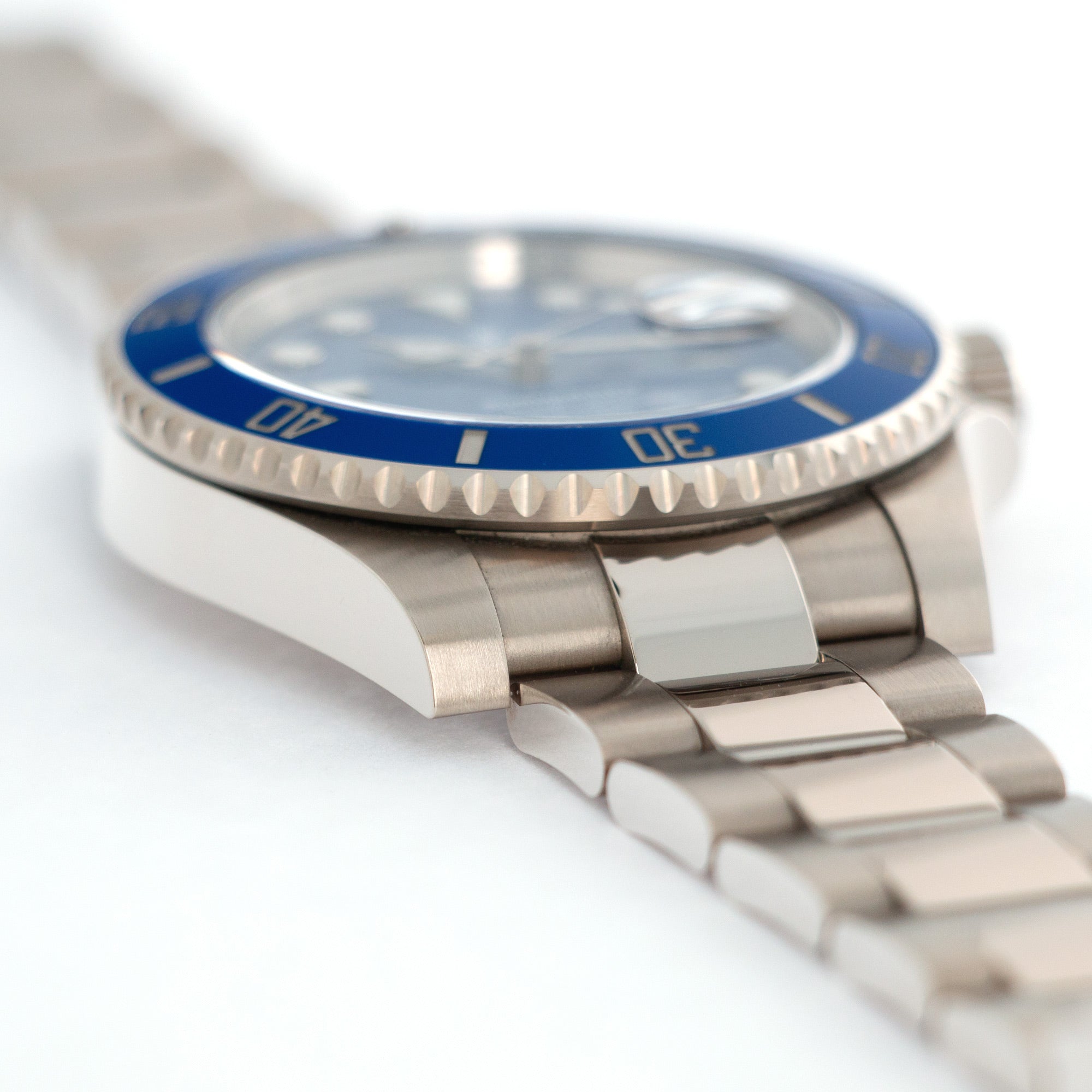 Rolex - Rolex White Gold Smurf Submariner Watch Ref. 116619 - The Keystone Watches