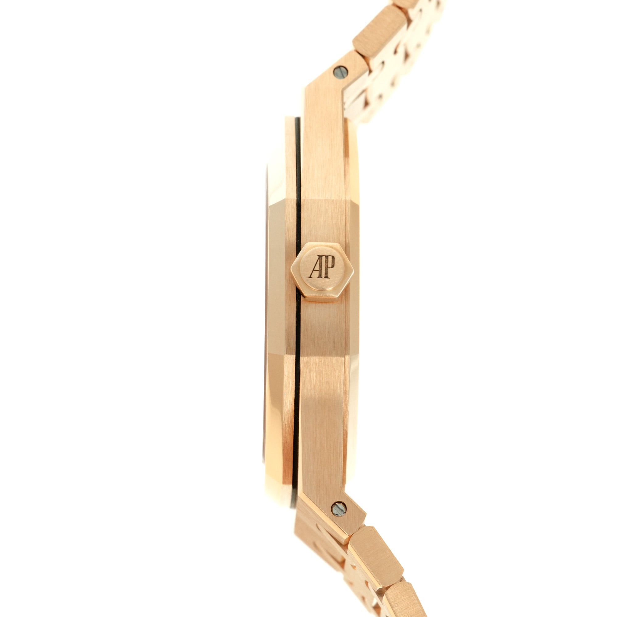 Audemars Piguet - Audemars Piguet Rose Gold Royal Oak Watch Ref. 15400 with Original and Papers - The Keystone Watches