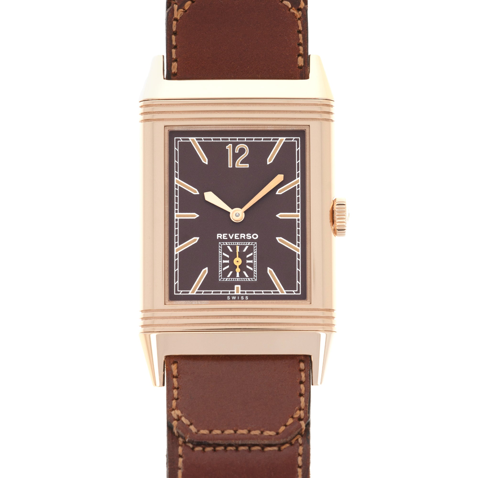 Jaeger LeCoultre Reverso 277.2.22 18k RG The Keystone Watches